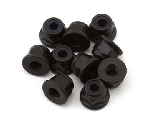 3mm Nylon Flange Nuts (10)