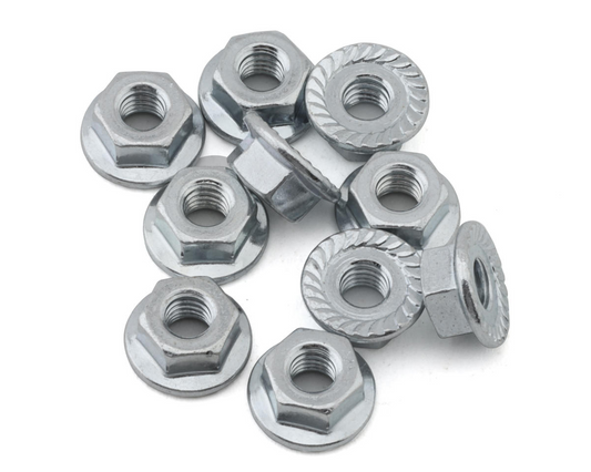 4mm Flange Nuts (10)