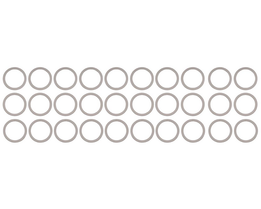 8x10x0.1/0.2/0.3mm Shim Set (30)