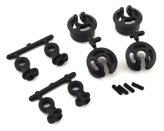 Large Radius Locking Shock Rod End & Spring Perch Set